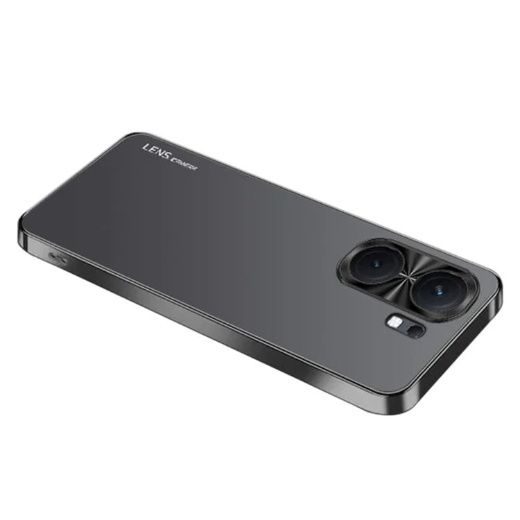 For vivo iQOO Neo9 Pro 5G Case Shockproof Acrylic+TPU Electroplating Metal Frame Phone Cover