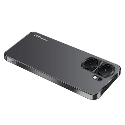 For vivo iQOO Neo9 Pro 5G Case Shockproof Acrylic+TPU Electroplating Metal Frame Phone Cover
