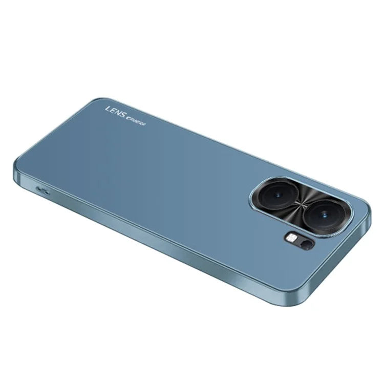 For vivo iQOO Neo9 Pro 5G Case Shockproof Acrylic+TPU Electroplating Metal Frame Phone Cover
