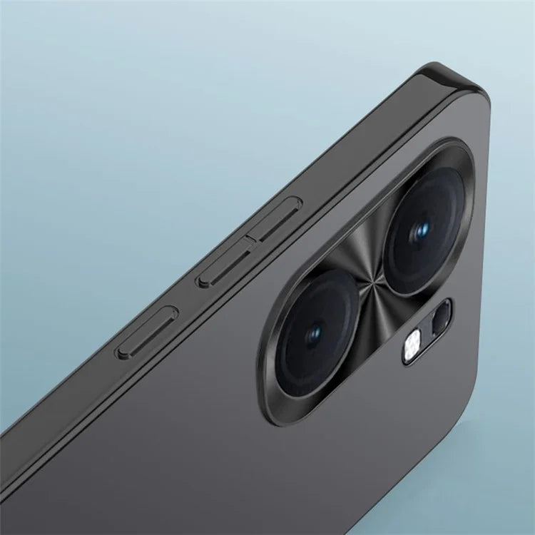 For vivo iQOO Neo9 Pro 5G Case Shockproof Acrylic+TPU Electroplating Metal Frame Phone Cover