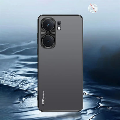 For vivo iQOO Neo9 Pro 5G Case Shockproof Acrylic+TPU Electroplating Metal Frame Phone Cover