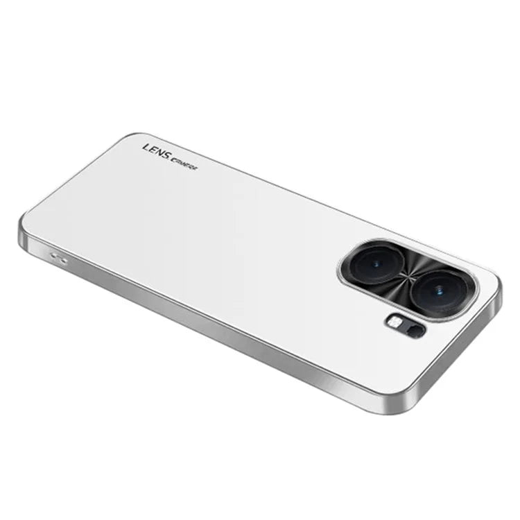 For vivo iQOO Neo9 Pro 5G Case Shockproof Acrylic+TPU Electroplating Metal Frame Phone Cover