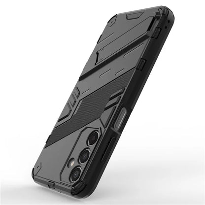 For Samsung Galaxy M15 5G Case Kickstand Anti-Scratch PC+TPU Armour Phone Cover