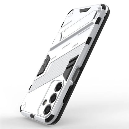 For Samsung Galaxy M15 5G Case Kickstand Anti-Scratch PC+TPU Armour Phone Cover