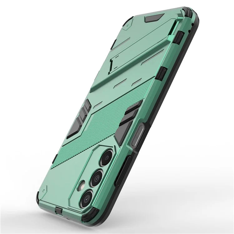 For Samsung Galaxy M15 5G Case Kickstand Anti-Scratch PC+TPU Armour Phone Cover