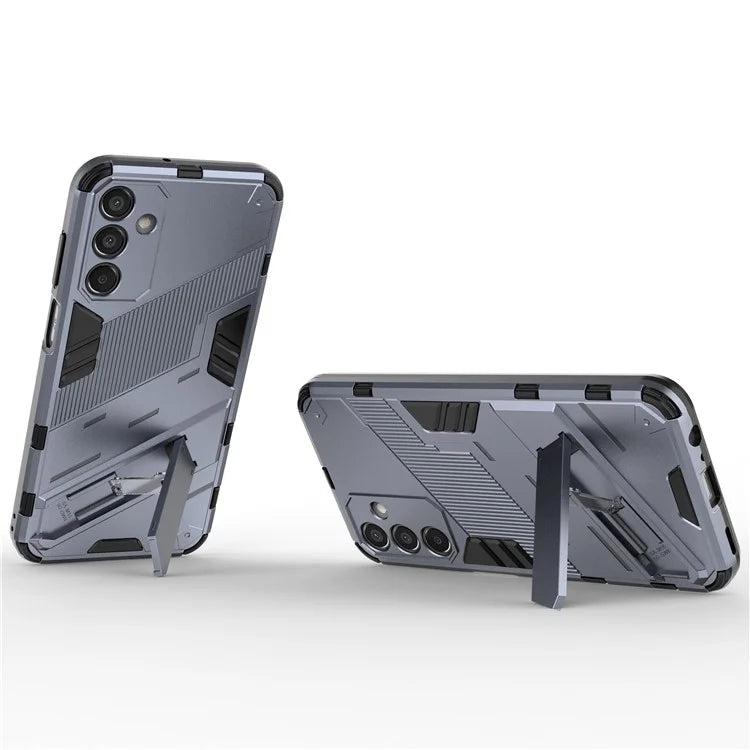 For Samsung Galaxy M15 5G Case Kickstand Anti-Scratch PC+TPU Armour Phone Cover