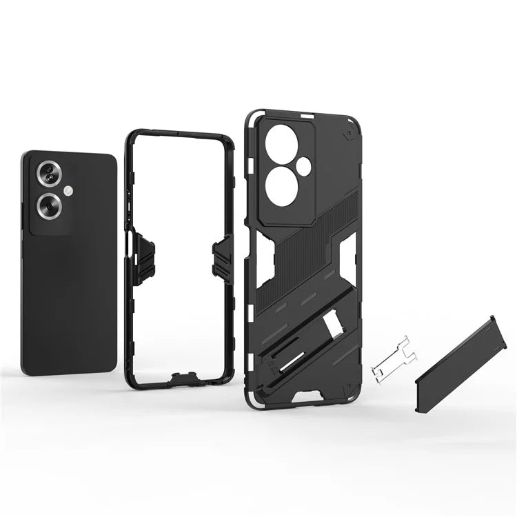 For Oppo A79 5G / A2 5G Phone Case Scratch-resistant PC+TPU Kickstand Cover
