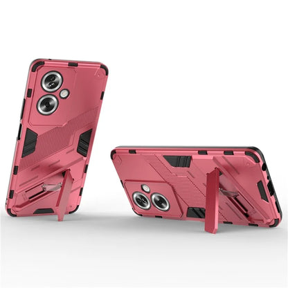 For Oppo A79 5G / A2 5G Phone Case Scratch-resistant PC+TPU Kickstand Cover