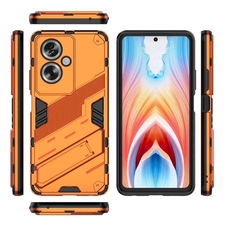 For Oppo A79 5G / A2 5G Phone Case Scratch-resistant PC+TPU Kickstand Cover