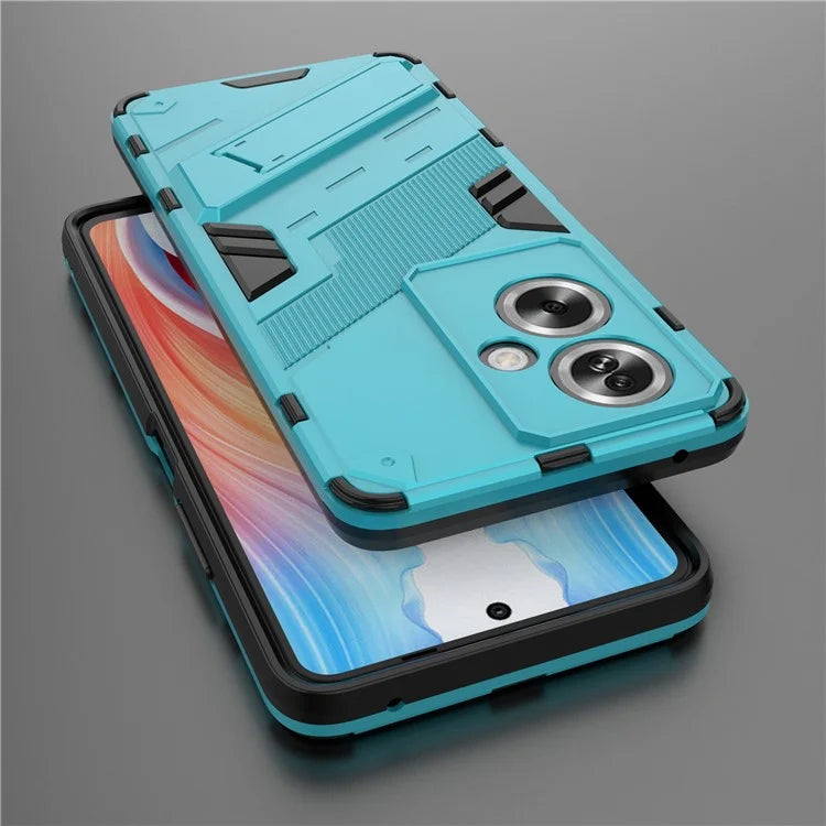 For Oppo A79 5G / A2 5G Phone Case Scratch-resistant PC+TPU Kickstand Cover