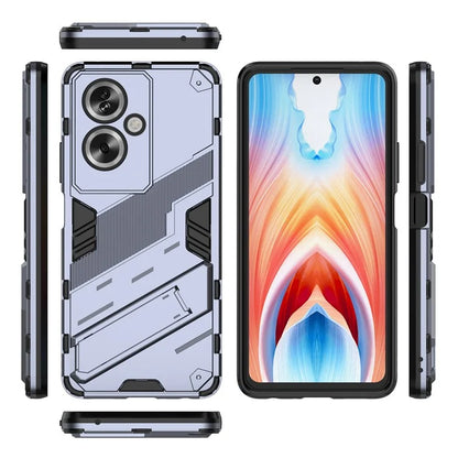 For Oppo A79 5G / A2 5G Phone Case Scratch-resistant PC+TPU Kickstand Cover