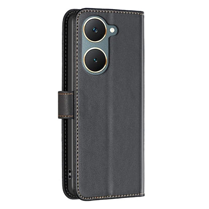 BINFEN COLOR BF17 For vivo Y03 Wallet Case PU Leather + TPU Flip Phone Cover