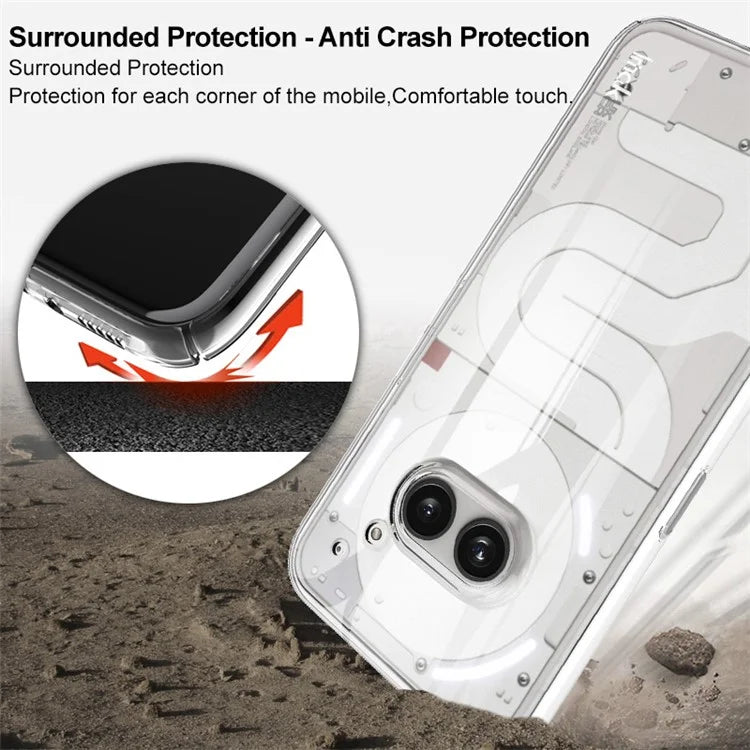 IMAK Crystal Case II Pro for Nothing Phone (2a) Hard PC Case Clear Phone Back Protector