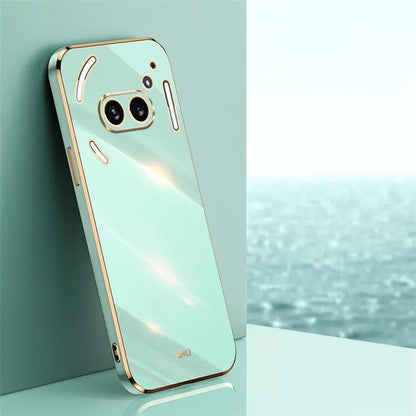 XINLI For Nothing Phone (2a) TPU Case Electroplating Edge Protective Phone Cover