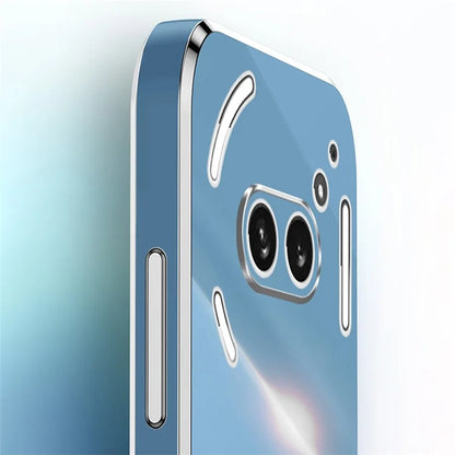 XINLI For Nothing Phone (2a) TPU Case Electroplating Edge Protective Phone Cover