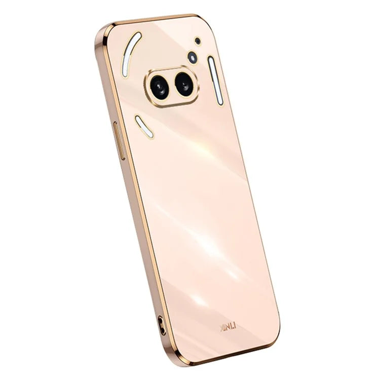 XINLI For Nothing Phone (2a) TPU Case Electroplating Edge Protective Phone Cover