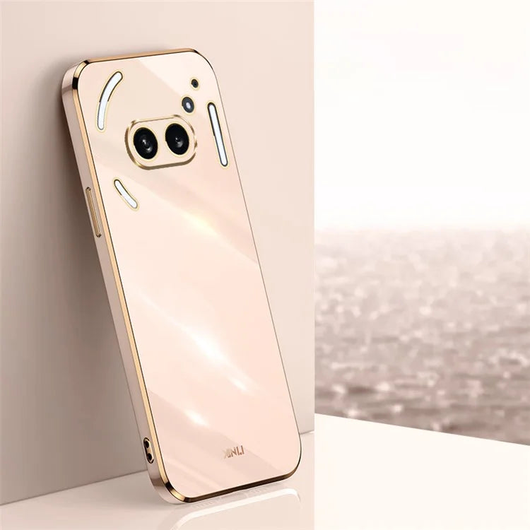 XINLI For Nothing Phone (2a) TPU Case Electroplating Edge Protective Phone Cover