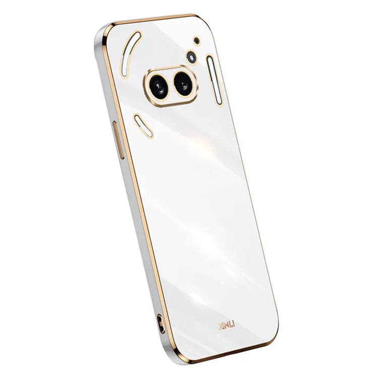 XINLI For Nothing Phone (2a) TPU Case Electroplating Edge Protective Phone Cover
