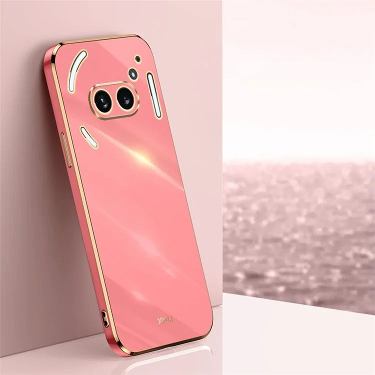 XINLI For Nothing Phone (2a) TPU Case Electroplating Edge Protective Phone Cover