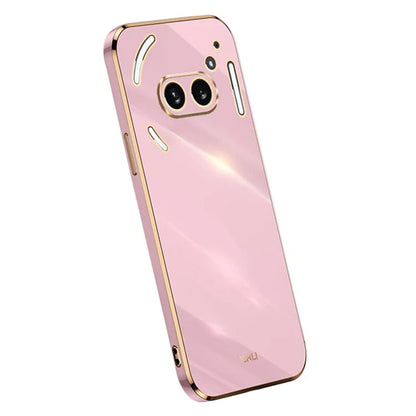 XINLI For Nothing Phone (2a) TPU Case Electroplating Edge Protective Phone Cover