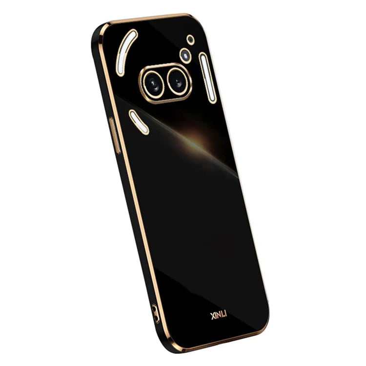 XINLI For Nothing Phone (2a) TPU Case Electroplating Edge Protective Phone Cover