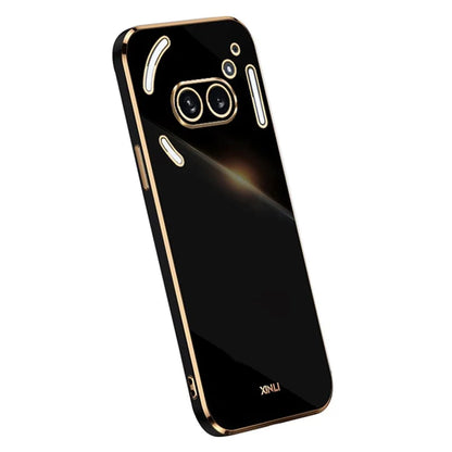 XINLI For Nothing Phone (2a) TPU Case Electroplating Edge Protective Phone Cover