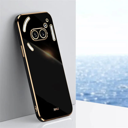 XINLI For Nothing Phone (2a) TPU Case Electroplating Edge Protective Phone Cover