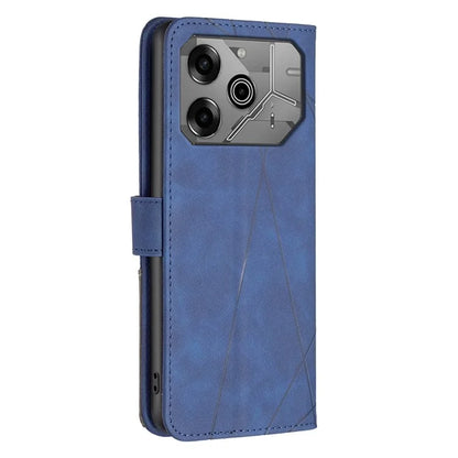 BINFEN COLOR BF05 For TECNO Pova 6 5G / Tecno Pova 6 Pro 5G Case Imprinted Geometric Leather Phone Cover