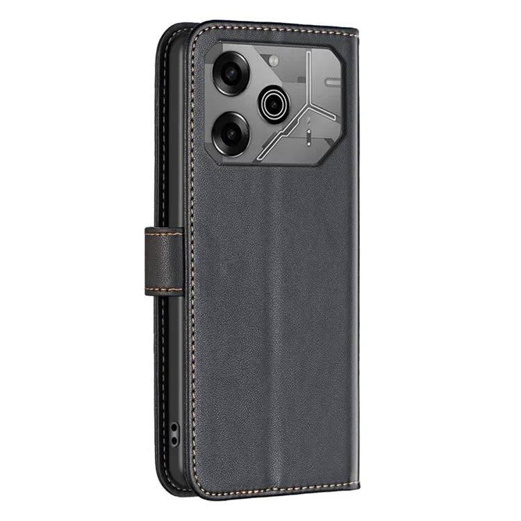 BINFEN COLOR BF17 For TECNO Pova 6 5G / Tecno Pova 6 Pro 5G Case Leather Flip Wallet Phone Cover
