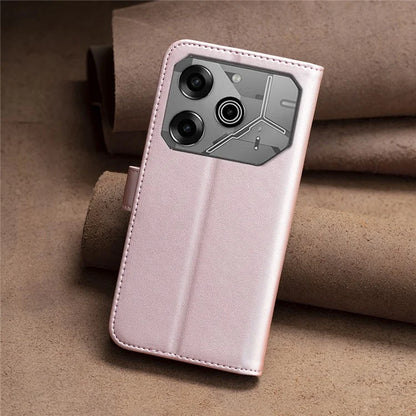 BINFEN COLOR BF17 For TECNO Pova 6 5G / Tecno Pova 6 Pro 5G Case Leather Flip Wallet Phone Cover