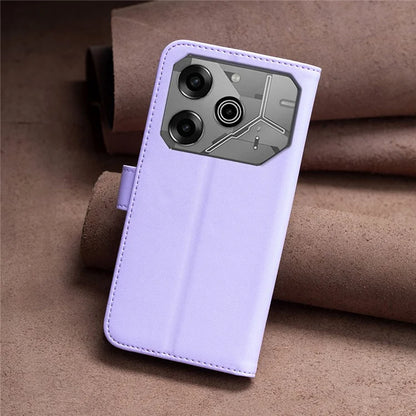 BINFEN COLOR BF17 For TECNO Pova 6 5G / Tecno Pova 6 Pro 5G Case Leather Flip Wallet Phone Cover