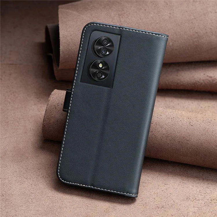 BINFEN COLOR BF17 For TCL 50 SE Case PU Leather Wallet Phone Cover Folding Stand