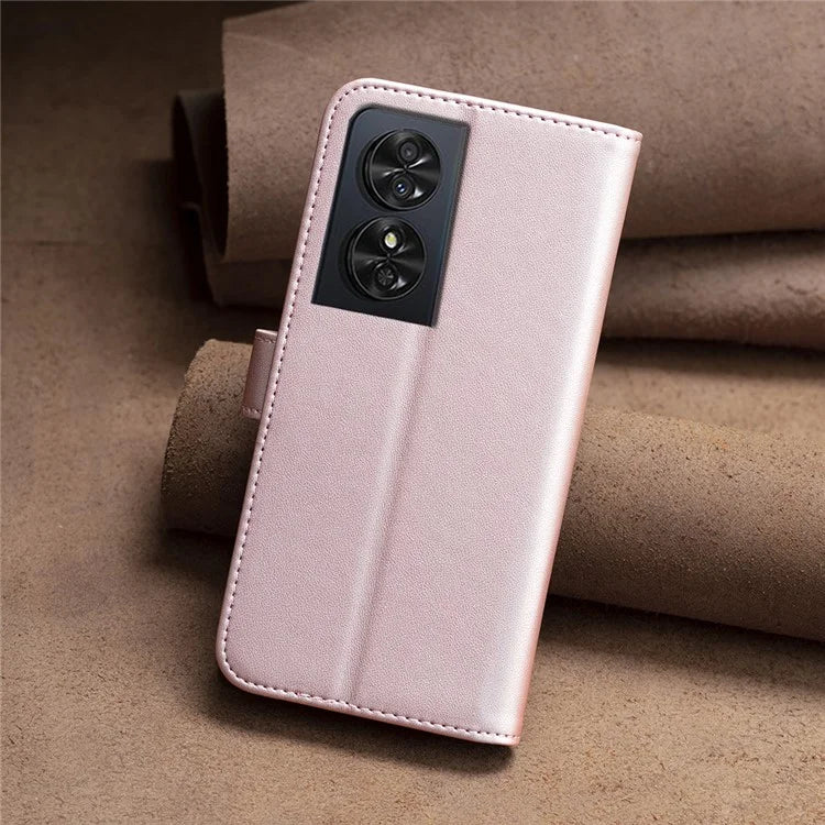BINFEN COLOR BF17 For TCL 50 SE Case PU Leather Wallet Phone Cover Folding Stand