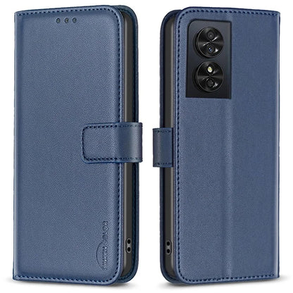BINFEN COLOR BF17 For TCL 50 SE Case PU Leather Wallet Phone Cover Folding Stand