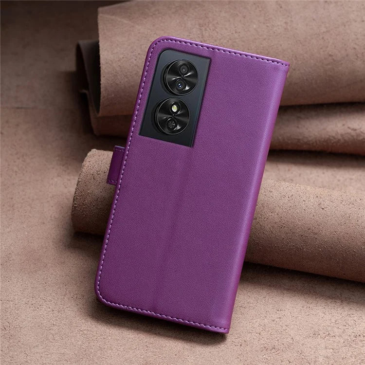 BINFEN COLOR BF17 For TCL 50 SE Case PU Leather Wallet Phone Cover Folding Stand