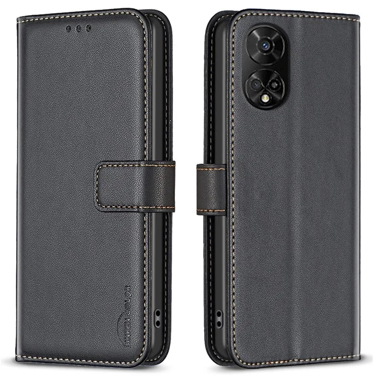 BINFEN COLOR BF17 For TCL 50 XE 5G / 50 XL 5G Case Wallet Leather + TPU Flip Phone Cover
