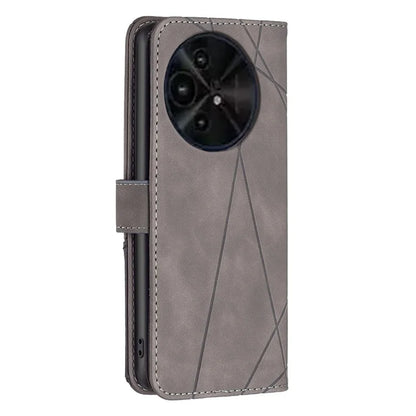 BINFEN COLOR BF05 For TCL 50 XL 5G Case Stand Wallet PU Leather Geometric Phone Cover