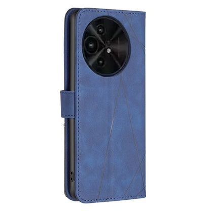 BINFEN COLOR BF05 For TCL 50 XL 5G Case Stand Wallet PU Leather Geometric Phone Cover