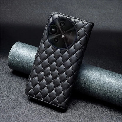 BINFEN COLOR BF Style-14 For TCL 50 XE 5G / 50 XL 5G Case Rhombus Grid PU Leather Wallet Phone Cover