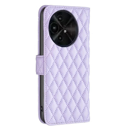 BINFEN COLOR BF Style-14 For TCL 50 XE 5G / 50 XL 5G Case Rhombus Grid PU Leather Wallet Phone Cover