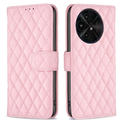 BINFEN COLOR BF Style-14 For TCL 50 XE 5G / 50 XL 5G Case Rhombus Grid PU Leather Wallet Phone Cover