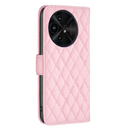 BINFEN COLOR BF Style-14 For TCL 50 XE 5G / 50 XL 5G Case Rhombus Grid PU Leather Wallet Phone Cover