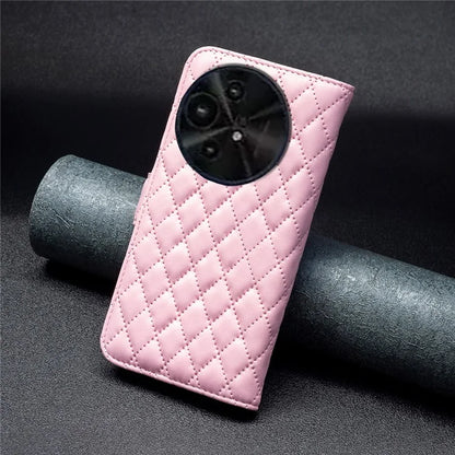 BINFEN COLOR BF Style-14 For TCL 50 XE 5G / 50 XL 5G Case Rhombus Grid PU Leather Wallet Phone Cover
