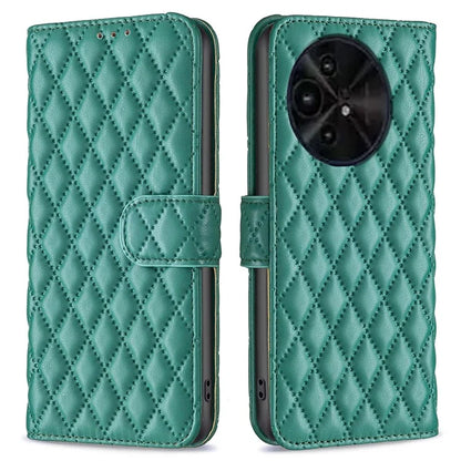 BINFEN COLOR BF Style-14 For TCL 50 XE 5G / 50 XL 5G Case Rhombus Grid PU Leather Wallet Phone Cover