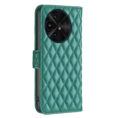 BINFEN COLOR BF Style-14 For TCL 50 XE 5G / 50 XL 5G Case Rhombus Grid PU Leather Wallet Phone Cover