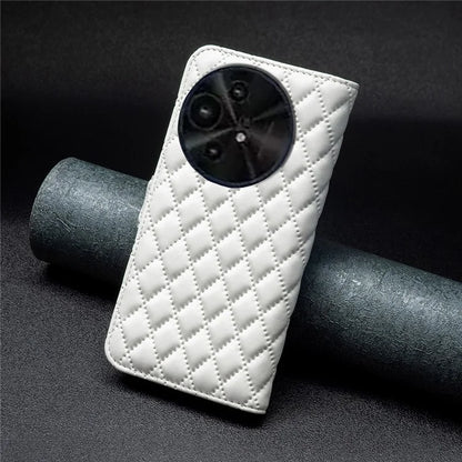 BINFEN COLOR BF Style-14 For TCL 50 XE 5G / 50 XL 5G Case Rhombus Grid PU Leather Wallet Phone Cover