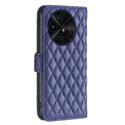 BINFEN COLOR BF Style-14 For TCL 50 XE 5G / 50 XL 5G Case Rhombus Grid PU Leather Wallet Phone Cover