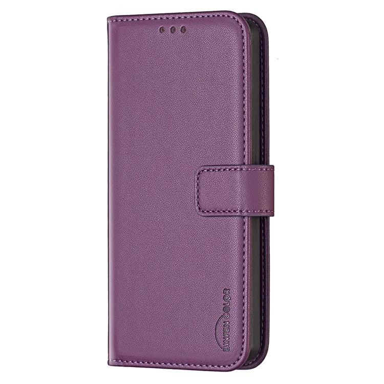BINFEN COLOR BF17 For Infinix Note 40 Pro+ / Note 40 Pro 5G / 4G Slim-Fit PU Leather Case Stand Flip Phone Cover