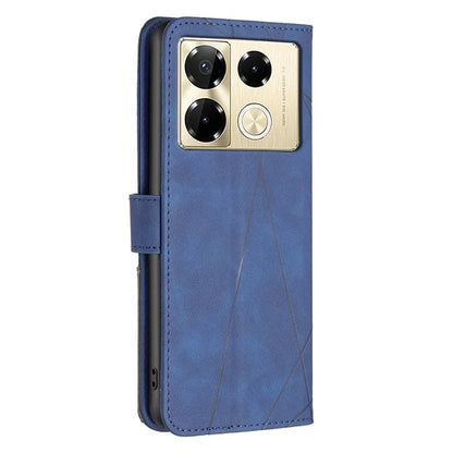 BINFEN COLOR BF05 For Infinix Note 40 Pro 4G / 5G / Note 40 Pro+ Geometric Leather Wallet Cover