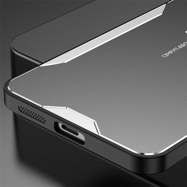 For Samsung Galaxy A15 5G Case Aluminum Alloy+TPU+PC Phone Back Cover